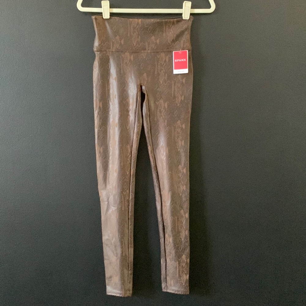 Spanx faux leather leggings